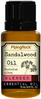 Piping Rock Sandalwood Essential Oil Blend 1/2 oz Blended Oil Therapeutic Grade