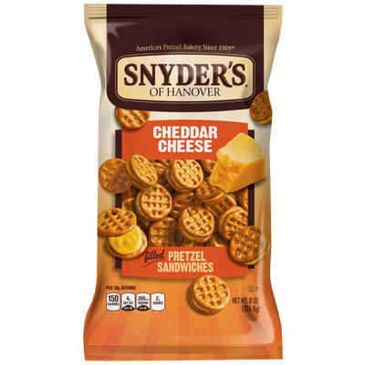 Snyder's Of Hanover Cheddar Cheese Pretzel Sandwiches