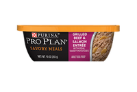 PRO PLAN® SAVORY MEALS Grilled Beef & Salmon Entree With Sweet Potatoes