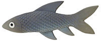 Schoochie Pet 711 Premium Stuffed Latex Healthy Salmon Dog Toy 9 in.