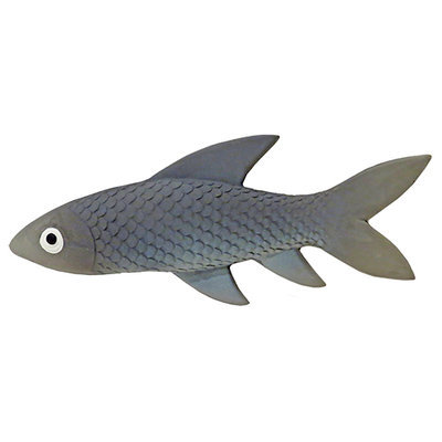 Schoochie Pet 711 Premium Stuffed Latex Healthy Salmon Dog Toy 9 in.