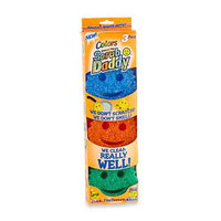 Surface Cleaners: Scrub Daddy 3-Pack Scratch Free Sponge in Colors