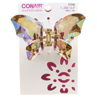 Scunci Jawclip Butterfly Glass