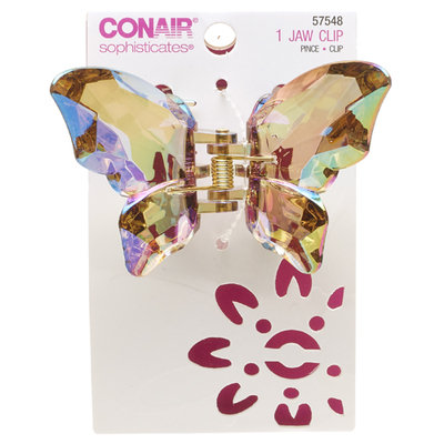 Scunci Jawclip Butterfly Glass