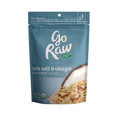 Go Raw Organic Raw Coconut Crisps Salt & Vinegar