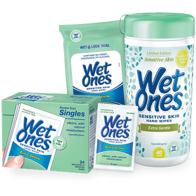 Wet Ones® Hand Wipes For Sensitive Skin