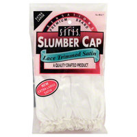 Siris Slumber Cap Lace Trim Satin