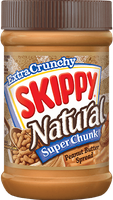SKIPPY® Natural SUPER CHUNK® Peanut Butter Spread