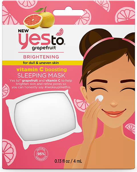 Yes To Grapefruit Vitamin C Boosting Sleeping Mask Single Use