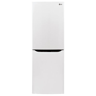 LG LBN10551SW 10.1 cu. ft. Counter-Depth Bottom-Freezer Refrigerator with 2 Spillproof Glass Shelves, 1 Humidity Crisper, Multi Air Flow, SmartDiagnosis, Door Alarm and LoDecibel Quiet Operation: Smooth White