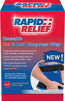 Rapid Aid Rapid Relief Hot and Cold Deluxe Reusable Back 1 Ct (22.86cm x 33.02cm)