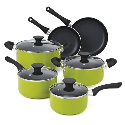 Cook N Home 10-Piece Nonstick Cookware Set