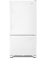 KitchenAid Architect Series II KBWS22KCWH 22 cu. ft. Freestanding Bottom-Freezer Refrigerator with Produce Preserver, Automatic Ice Maker, Humidity Controlled Crispers, Reversible Door Swing and Star-K Certified: White