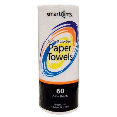 Kmart Corporation Paper Towels, 60 Sheets per Roll, One Roll