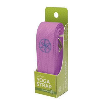 Living Arts Gaiam - 6' Yoga Strap - Purple