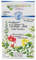 Celebration Herbals Chinese Green Tea with Eleuthro Decaffeinated 24 Tea Bags