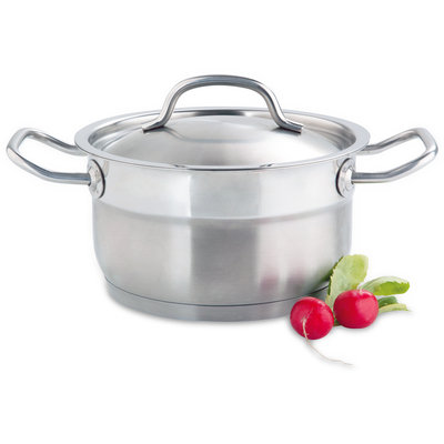 Berghoff International BergHOFF Hotel 2-qt. Stainless Steel Dutch Oven (Silver)