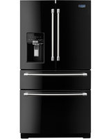 Maytag Refrigerator. 26.2 cu. ft. French Door Refrigerator in Black MFX2876DRE