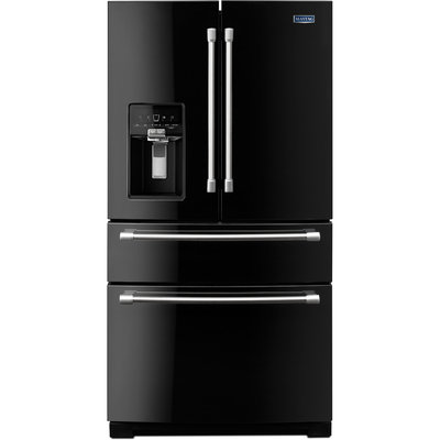 Maytag Refrigerator. 26.2 cu. ft. French Door Refrigerator in Black MFX2876DRE