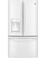 GE GFE26GGHWW 25.7 Cu. Ft. White French Door Refrigerator - Energy Star