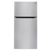 Lg - 20.2 Cu. Ft. Top-freezer Refrigerator With Thru-the-door Ice And Water - Stainless-steel