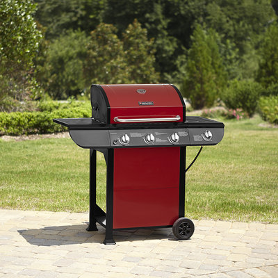 BBQ Pro 3 burner Gas Grill with side burner - CARTIN ASSOCIATES CO LTD