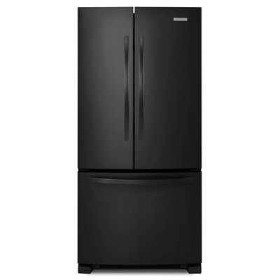 KitchenAid Architect Series II KBFS22ECWH 21.7 cu. ft. French Door Refrigerator with Produce Preserver, Interior Water Dispenser, Slide-Away Split Shelf, Adjustable Glass Shelves and Energy Star Qualified: White