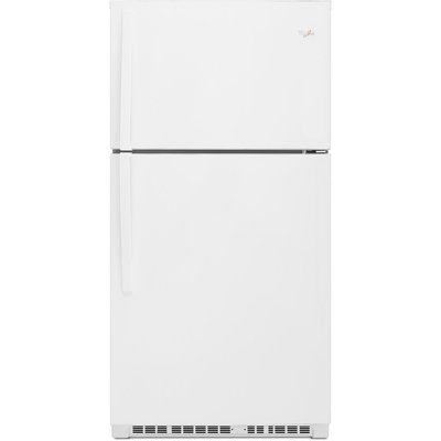 Whirlpool WRT541SZDW 21.3 Cu. Ft. White Counter Depth Top Freezer Refrigerator - Energy Star