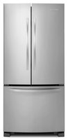 KitchenAid Architect Series II KBFS22ECMS 21.7 cu. ft. French Door Refrigerator with Produce Preserver, Interior Water Dispenser, Slide-Away Split Shelf, Adjustable Glass Shelves and Energy Star Qualified: Stainless Steel