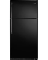 Frigidaire Refrigerator. 18 cu. ft. Top Freezer Refrigerator in Black FFHT1821QB