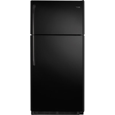 Frigidaire Refrigerator. 18 cu. ft. Top Freezer Refrigerator in Black FFHT1821QB