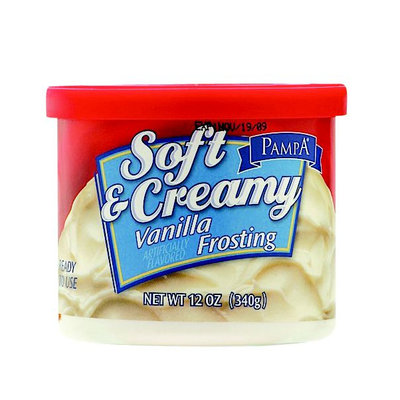Pampa Soft & Creamy Ready to Use Vanilla Frosting Net Wt. 12 Ounces - SHREERAM OVERSEAS