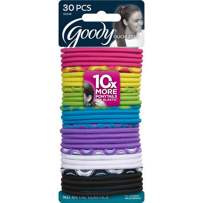 Ouchless No-Metal Elastics Carnival Bright Wave 30 Pc