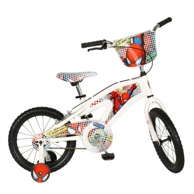 Street Flyers 16 inch Boy's Spider-Man Bike - White