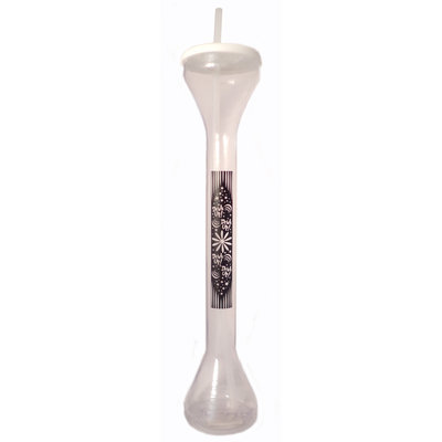 WeGlow International 13YNL1A 24 Oz. Yard Glass - Clear - Set Of 2