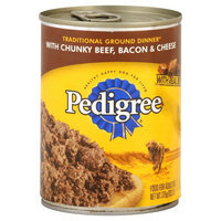 Pedigree® Food for Adult Dogs, with Chunky Beef, Bacon and Cheese