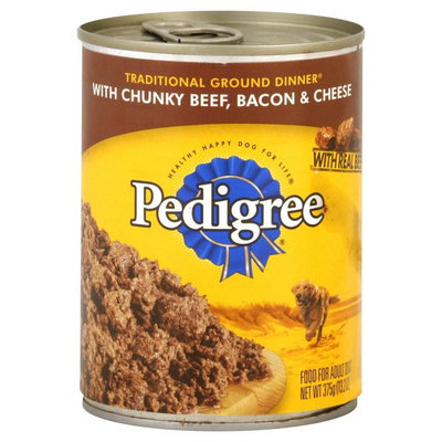 Pedigree® Food for Adult Dogs, with Chunky Beef, Bacon and Cheese