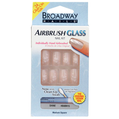Broadway Nails Nail Kit, Medium Square, Dazzle BABN11, 1 kit