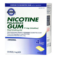 American Fare Stop Smoking Gum Original 4 mg 170 Count
