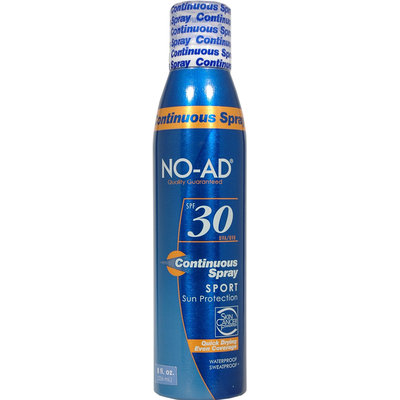 Solar Suntan Products Corp Sport Sun Protection Aerosol Continuous Spray SPF 30 8 Fluid Ounce Can