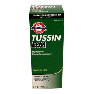 American Fare Tussin DM Cough 8 Fluid-Ounce