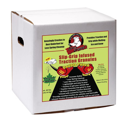 Bare Ground Snow Removal 15 lb. SlipGrip Traction Granules SLGP-15