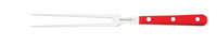 Mundial 5100 Series Red Fully Forged Cutlery Carving Fork - Straight Tines