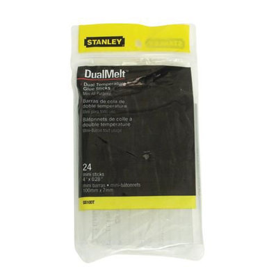 Stanley GS10DT Mini DualMelt Glue Sticks, 24 Count (5 Pack)