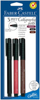 FABER-CASTELL Red Blk Se-Calligraphy Pen 2mm