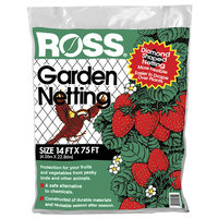 Eziba Ross Garden Netting, 14-feet x 75-feet, Diamond