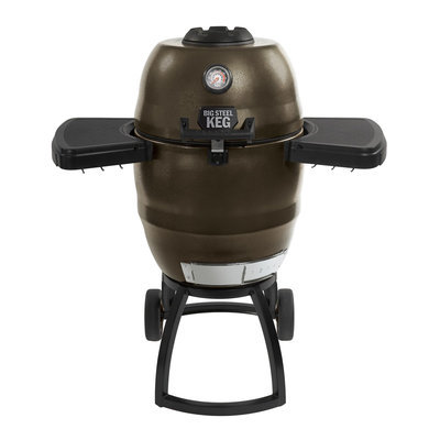 IN ZONE PRODUCTS, INC. KEG00 Big Steel Keg Charcoal Convection Grill Brown - IN ZONE PRODUCTS, INC.