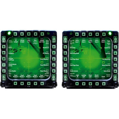 ThrustMaster MFD Cougar Pack - 2 Multifunctional USB Cockpit Panels