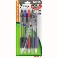 Zebra Pen Corporation Z-Grip Asst 5Pk W/Mpz-Grip Asst 5Pk W/Mp