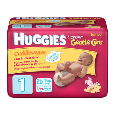Huggies® Supreme Diapers Baby-Shaped